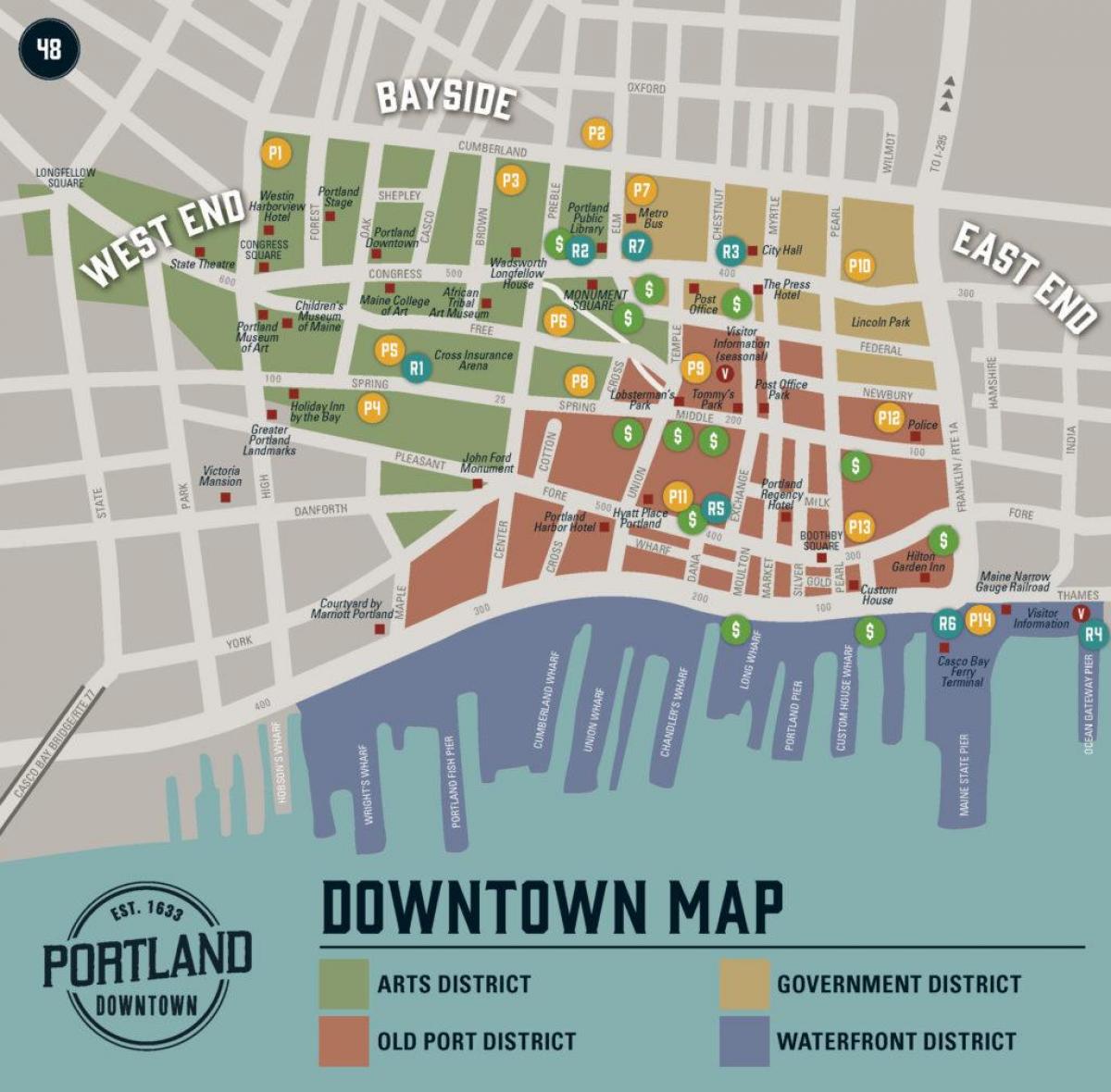 map app Portland