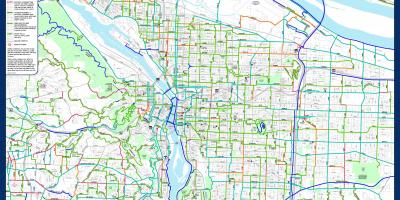 Bike Portland map