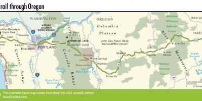 Map of Portland trails